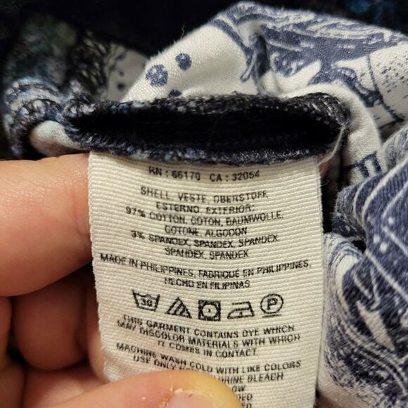 NWOT Anthropologie Pilcro and the Letterpress script velvet skinny floral pants - Picture 7 of 10